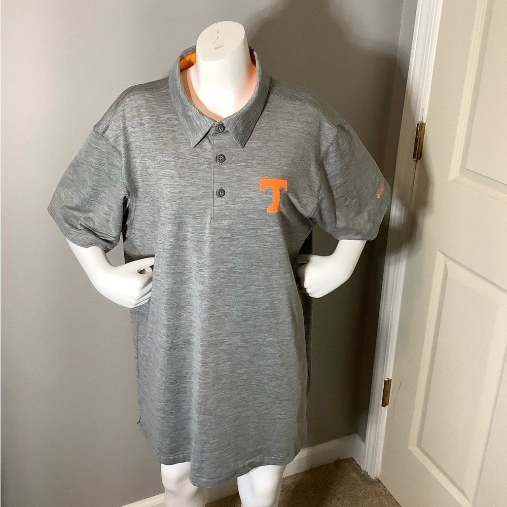 Men’s Large NCAA Tennessee Volunteers Columbia Short Sleeve Golf Polo Shirt